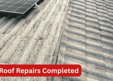 An established three-bedroom home in Giralang needed roof repairs before new solar panels could be installed.